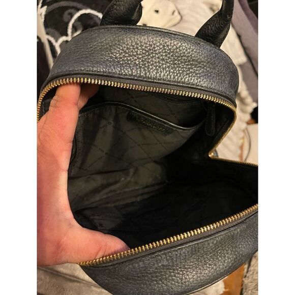 Michael kors mk abbey medium black leather stud backpack - Picture 4 of 7